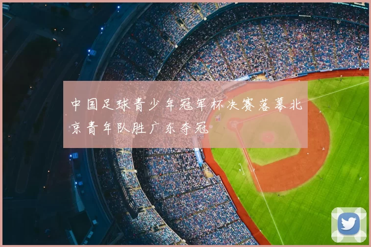 中国足球青少年冠军杯决赛落幕北京青年队胜广东夺冠