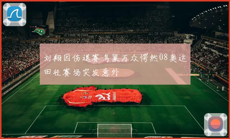 刘翔因伤退赛鸟巢万众愕然08奥运田径赛场突发意外